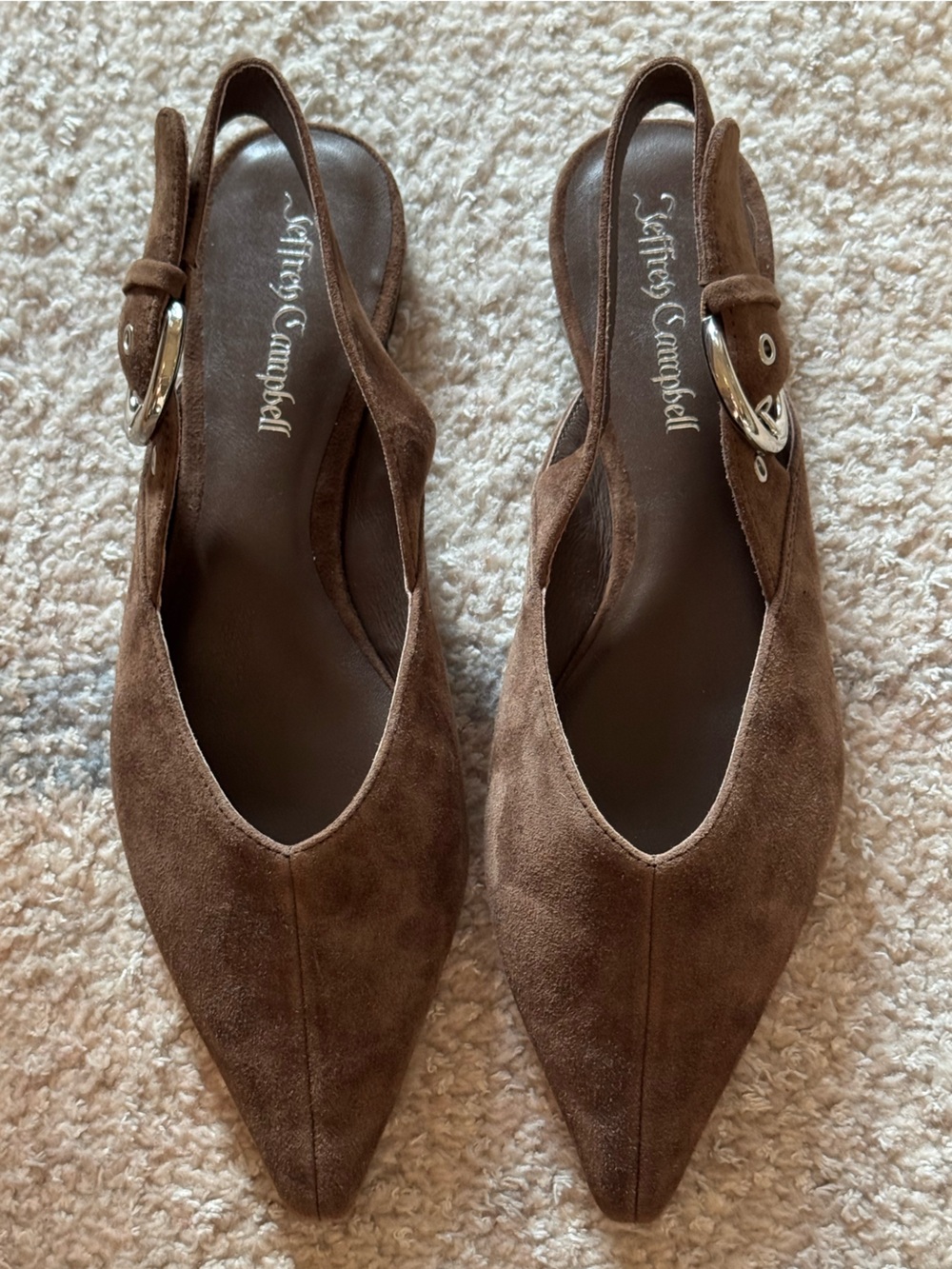 NEW Jeffrey Campbell Scone Slingback Pointed Toe Flat - Picture 6 of 11